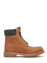 Boots Premium 6" Uit Leder Timberland Bruin men A5VFH358