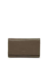 Portefeuille Caviar Leder Crinkles Groen caviar 14001