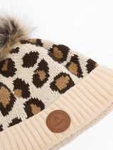 Bonnet Cabaia Beige hats HANKYPAN-vue-porte
