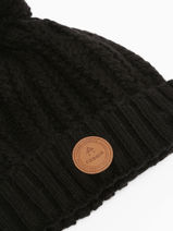 Bonnet Cabaia Noir hats MOSCOWMU-vue-porte
