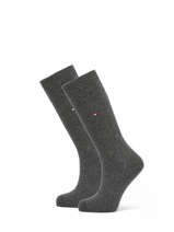 Herensokken 2 Paar Tommy hilfiger Grijs socks men 371111