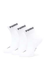 Lot De 3 Paires De Chaussettes Puma Blanc socks 27108001
