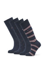 Sokken Tommy hilfiger Blauw socks men 71224441