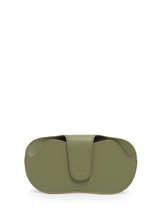 Brilhouder Leder Yves renard Groen foulonne 29051