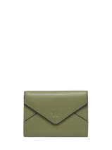 Portefeuille Cuir Yves renard Vert enveloppe 29223