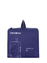 Housse Valise Samsonite Bleu global ta 121220