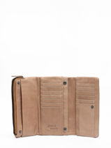 Porte-monnaie Smart Cuir Basilic pepper Beige smart BSMA97-vue-porte