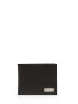 Portefeuille Leder Crinkles Zwart caviar 1513