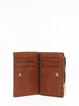 Portefeuille Lulu castagnette Marron cloute KAPORAL-vue-porte