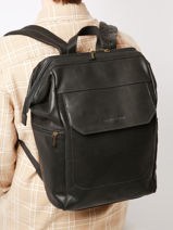 Sac  Dos Business Arthur & aston Noir 2358 235813GM-vue-porte