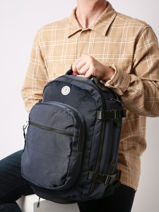 Sac Business Homme Main Serge blanco Bleu bsh BSH11050-vue-porte