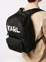 Sac  Dos Karl lagerfeld Noir k etch 236M3055-vue-porte