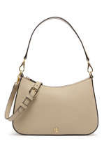 Sac Port paule Danni 26 Cuir Lauren ralph lauren Beige danni 31883768