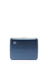 Porte-cartes Cuir Ogon Bleu original ORI