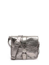 Sac L'essentiel Cuir Paul marius Argent vintage ESSENTIE