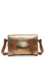 Sac Lemini Indispensable Cuir Paul marius Or vintage MINI