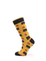 Chaussettes Cabaia Jaune socks men IRI