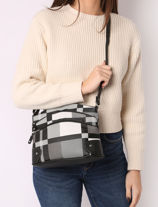 Sac Bandoulire Ecossais Miniprix Multicolore ecossais XE840-vue-porte