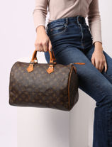 Handtas Louis Vuitton Brand connection Bruin louis vuitton AAZ0354-vue-porte