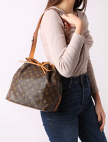 Schoudertas Louis Vuitton Brand connection Bruin louis vuitton AAZ0367-vue-porte