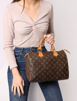 Handtas Louis Vuitton Brand connection Bruin louis vuitton AAZ0413-vue-porte