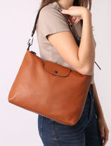 Longchamp Le pliage xtra Besace Marron-vue-porte