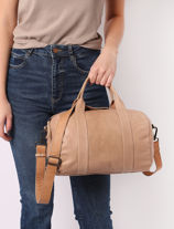 Sac Port Main Basilic pepper Beige smart BSMA07-vue-porte