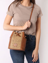 Cross Body Tas Basilic pepper Bruin capri BCAP02-vue-porte