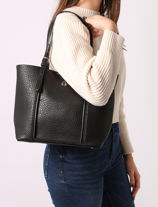 Sac Port paule Bubble Lulu castagnette Multicolore bubble UCHON-vue-porte