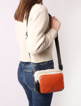 Cross Body Tas Tricolor Lulu castagnette Veelkleurig tricolor URANIE-vue-porte