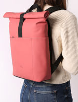 Rugzak Hajo Mini 1 Compartiment Ucon acrobatics Roze backpack HAJOMINI-vue-porte