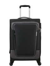 Soepele Reiskoffer Pulsonic American tourister Zwart pulsonic FM02422