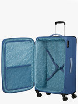 Soepele Reiskoffer Pulsonic American tourister Blauw pulsonic 146518-vue-porte
