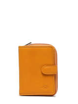 Portefeuille Cuir Cuir Katana Jaune marina 753052