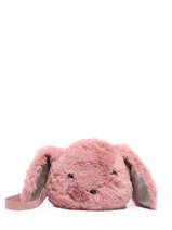 Sac Bandoulire Fur Polyester Miniprix Rose fur M005