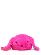 Sac Bandoulire Fur Polyester Fur Polyester Miniprix Rose fur M005