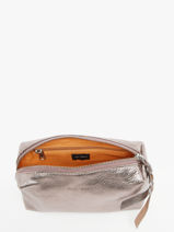 Etui Leder Paul marius Grijs vintage ADELE-vue-porte