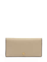 Portefeuille Cuir Cuir Lauren ralph lauren Beige hanna 32802917