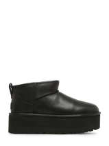 Boots Met Platformzool Uit Leder Ugg Zwart women 1141510