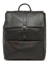Sac  Dos Business 2 Compartiments Etrier Marron foulonne EFOU8092