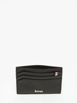 Kaarthouder Leder Hugo boss Zwart iconic HLC421A-vue-porte