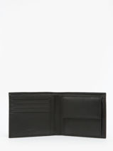 Portefeuille Leder Hugo boss Zwart smooth HLM403A-vue-porte