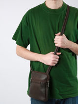 Cross Body Tas Arthur Leder Arthur & aston Bruin johany 8-vue-porte