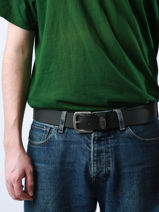 Ceinture Ajustable Von dutch Marron belt HERTS-vue-porte