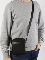 Sac Bandoulire Lancaster Rose basic sport men 304-01-vue-porte