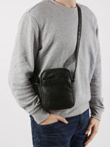 Cross Body Tas Arthur & aston Zwart diego 1438-24-vue-porte