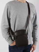 Sac Bandoulire Francinel Marron porto 653103-vue-porte