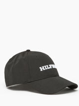 Casquette Tommy hilfiger Bleu th monotype AM12043-vue-porte