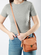 Cross Body Tas Xs La Suite Art Dco Leder Paul marius Bruin la suite art deco GEORXART-vue-porte