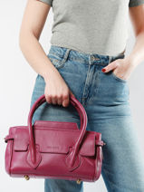 Sac Port Main Madeleine S Art Dco Cuir Paul marius Violet la suite art deco MADESART-vue-porte